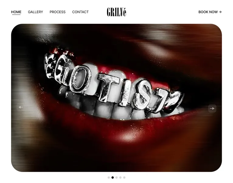 Web para Grilve diseñada por Venegard